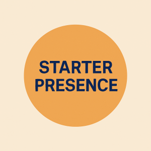 "Starter Presence Social Media Plan – €99/month package for startups"